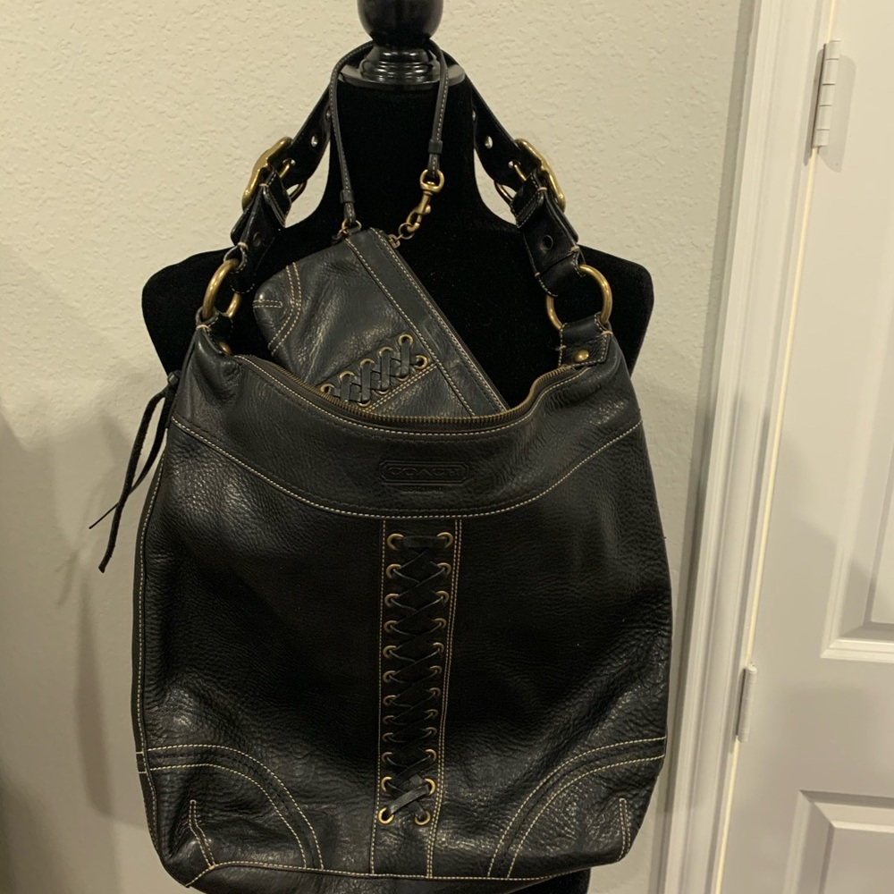 RARE Coach Leather Handbag F06S-10400 EUC